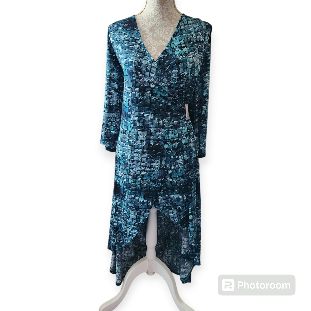 Catherine's Curvy Hi-lo Wrap Style Dress size 26/28W